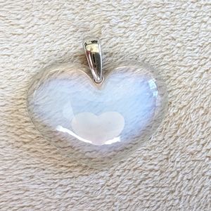 Vintage Lalique Heart Pendant